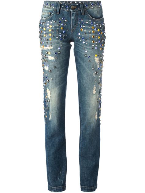 jeans dolce gabbana herren|dolce and gabbana embellished jeans.